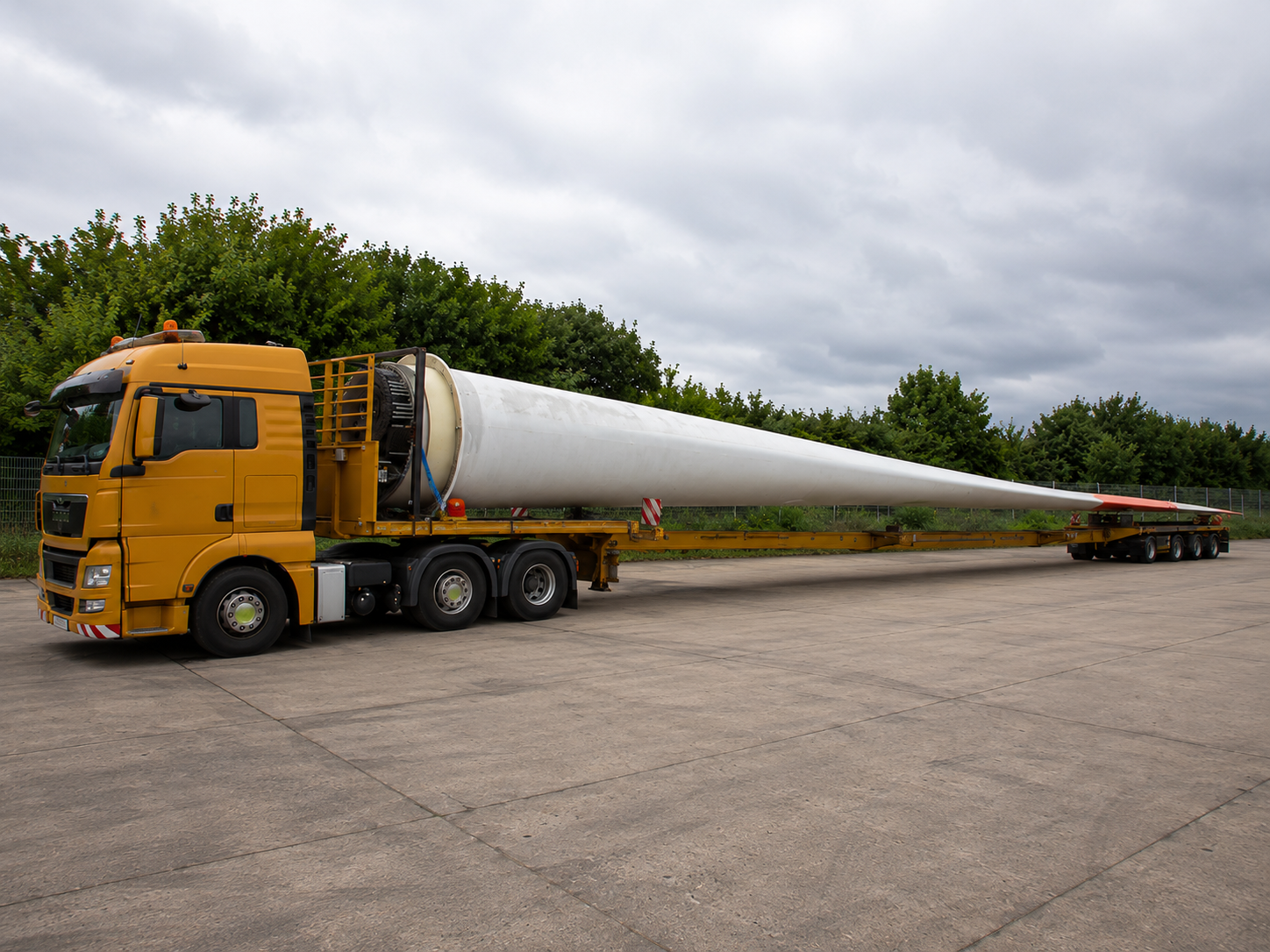 Transport elementu turbiny wiatrowej