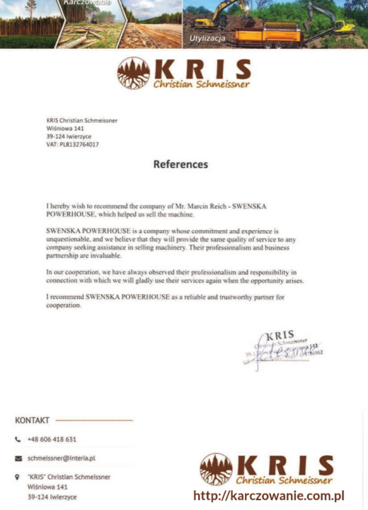 Referencja SWENSKA 03