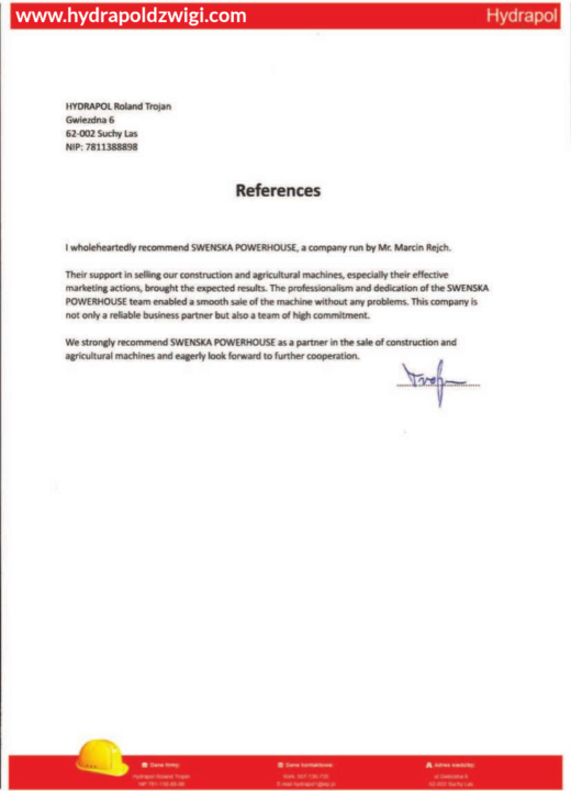 Referencja SWENSKA 83
